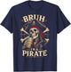 I'm a Pirate Lazy Pirate Skull Costume Halloween T-Shirt - T-Shirt | Navy