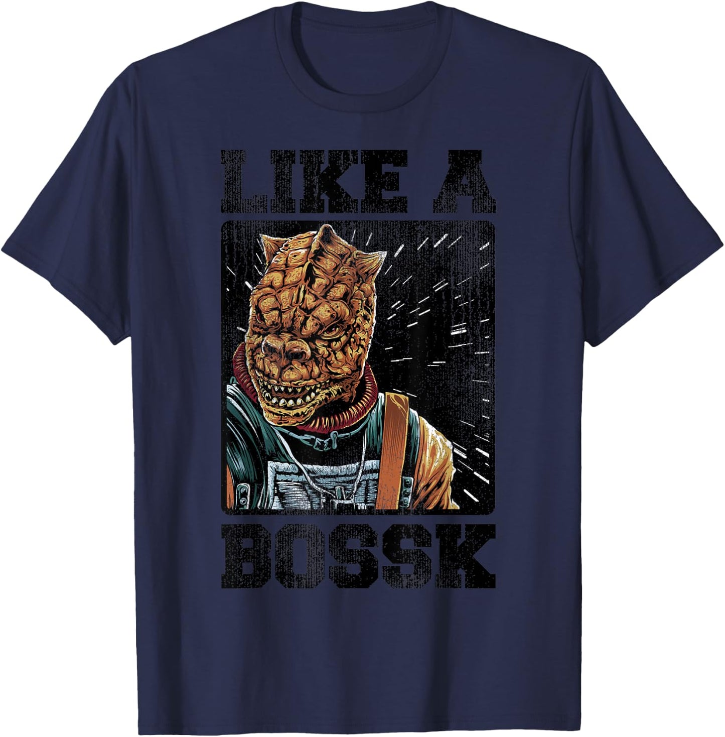 Star Wars Bounty Hunter Like a Bossk Graphic T-Shirt - T-Shirt | Navy