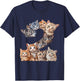 Toddler 2nd Birthday Kittens Cats Themed 2 Year Old Kids T-Shirt - T-Shirt | Navy