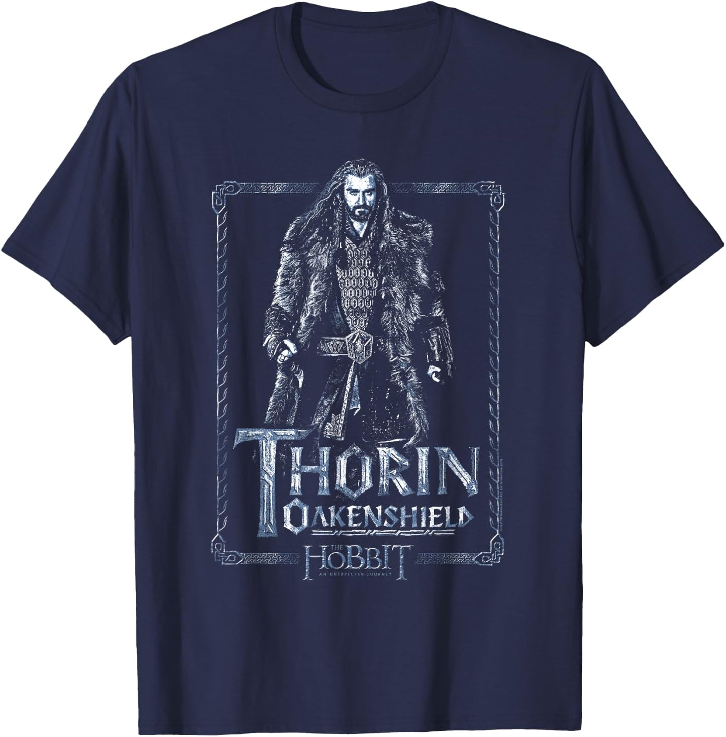 Hobbit Thorin Stare T Shirt T-Shirt - T-Shirt | Navy