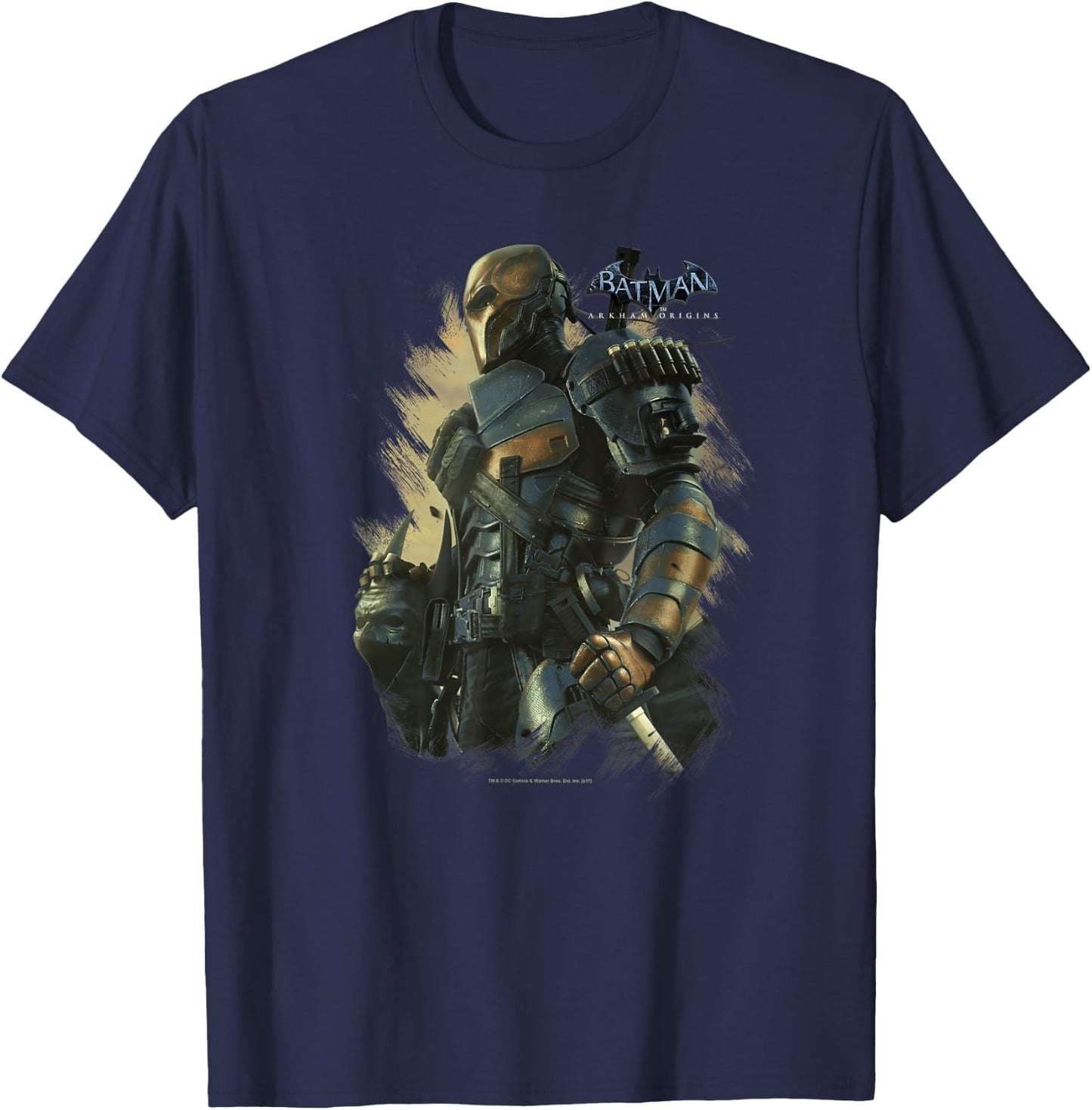 Batman: Arkham Origins Deathstroke T-Shirt - T-Shirt | Navy