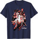 Marvel Spider-Man Game Villains Around Logo Graphic T-Shirt - T-Shirt | Navy