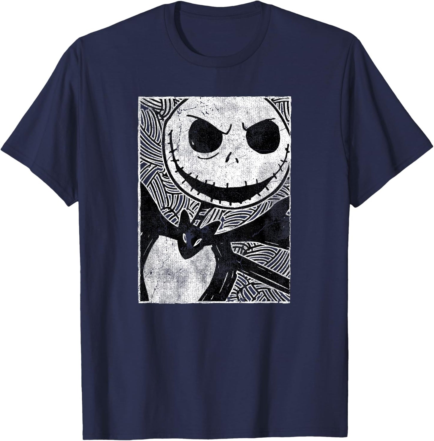 The Nighmare Before Christmas - Jack Sketch T-Shirt - T-Shirt | Navy