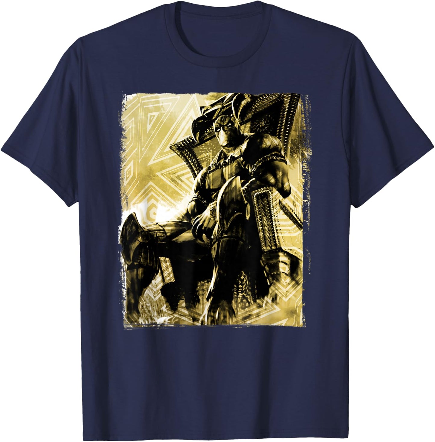 Marvel Black Panther The King's Throne Graphic T-Shirt - T-Shirt | Navy