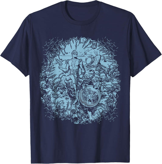 Captain RibMan : Spaceman Spiff T-Shirt - T-Shirt | Navy