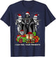 Star Wars Christmas Darth Vader Stormtroopers Feel Presents T-Shirt - T-Shirt | Navy
