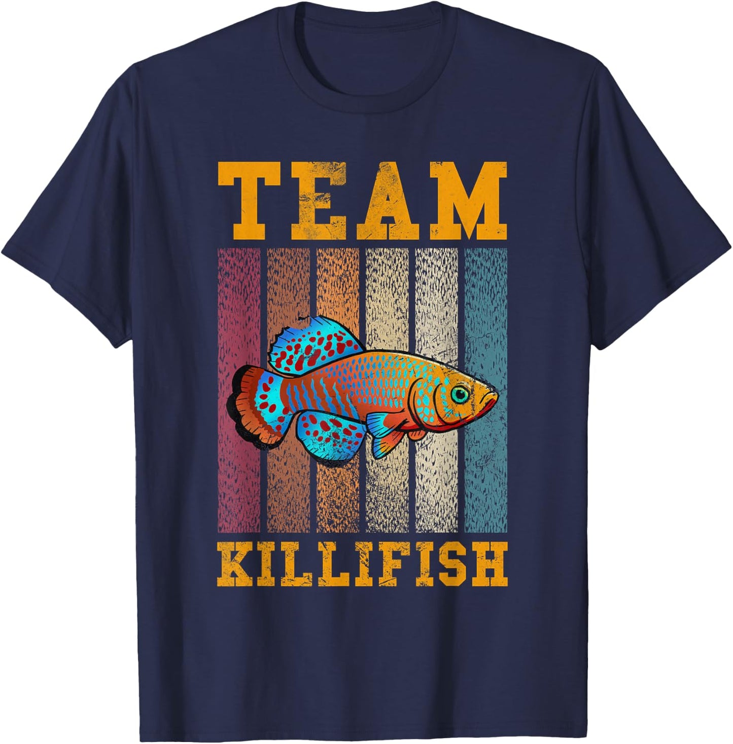 team killifish Design for a fish lover T-Shirt - T-Shirt | Navy