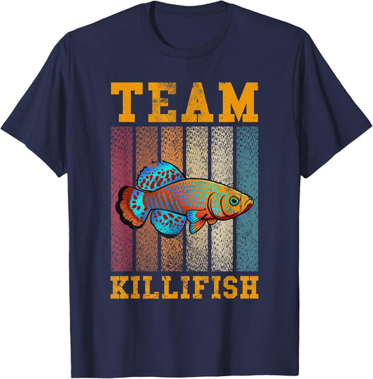 team killifish Design for a fish lover T-Shirt - T-Shirt | Navy