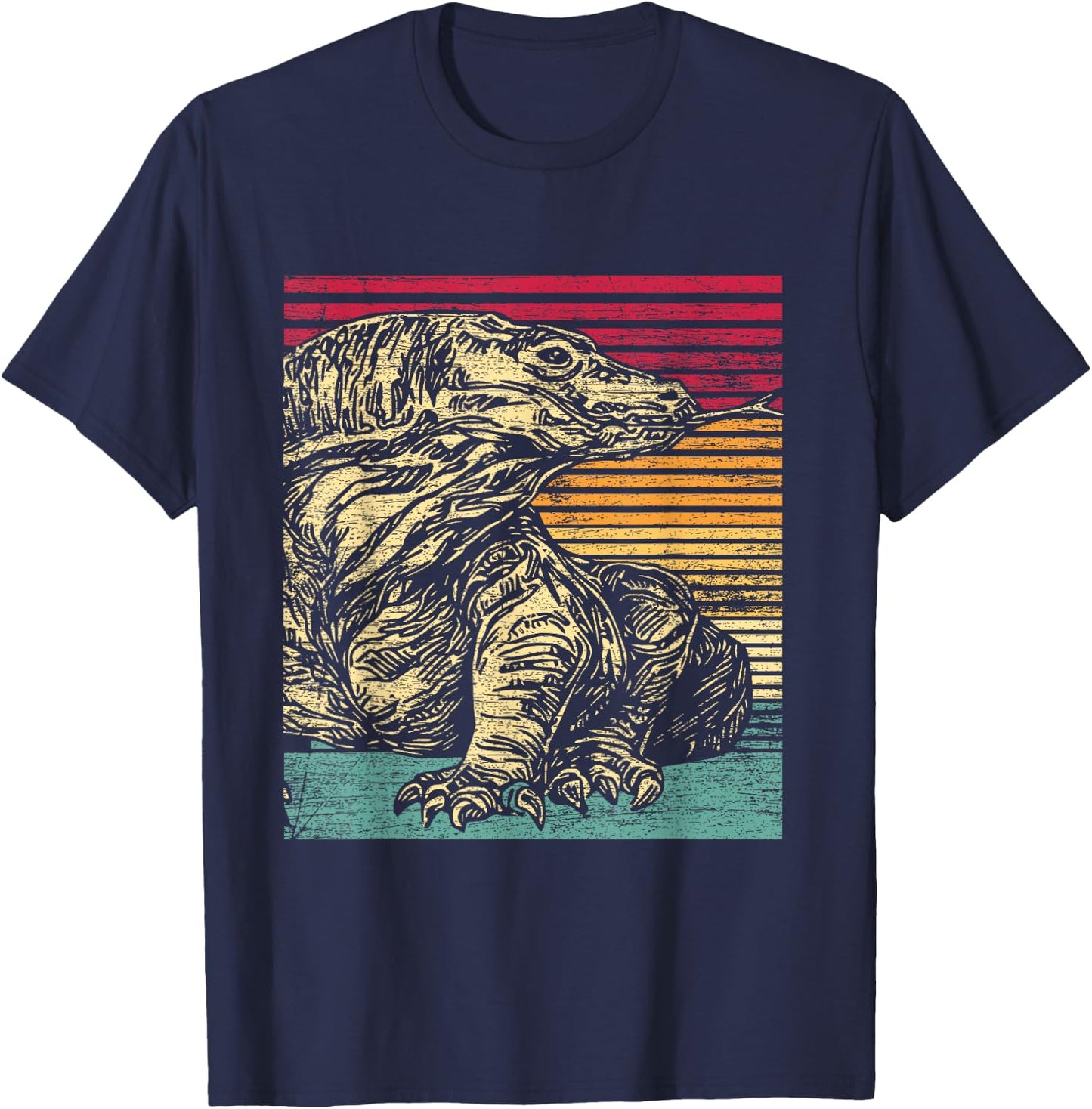 Komodo Dragon T-Shirt - T-Shirt | Navy