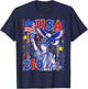 America Retro 250 Years 250th Anniversary USA 1776 2026 T-Shirt - T-Shirt | Navy