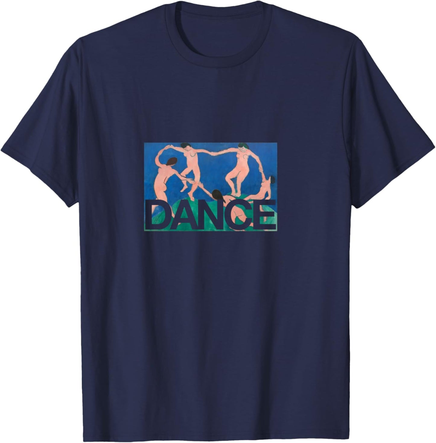 Matisse 'The Dance' Famous Artwork PAPL2748 T-Shirt - T-Shirt | Navy