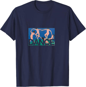 Matisse 'The Dance' Famous Artwork PAPL2748 T-Shirt - T-Shirt | Navy