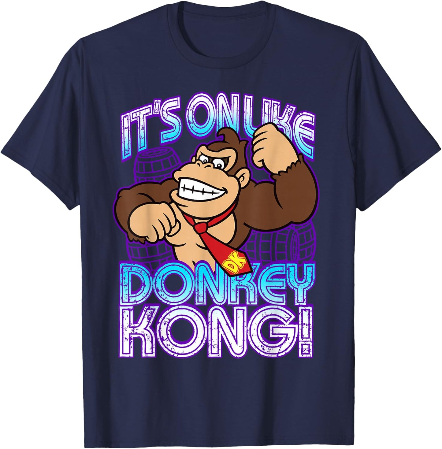 Nintendo Donkey Kong It's On Taunt Graphic T-Shirt - T-Shirt | Navy