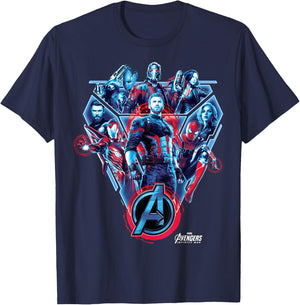 Marvel Avengers Infinity War Tech Group Graphic T-Shirt - T-Shirt | Navy