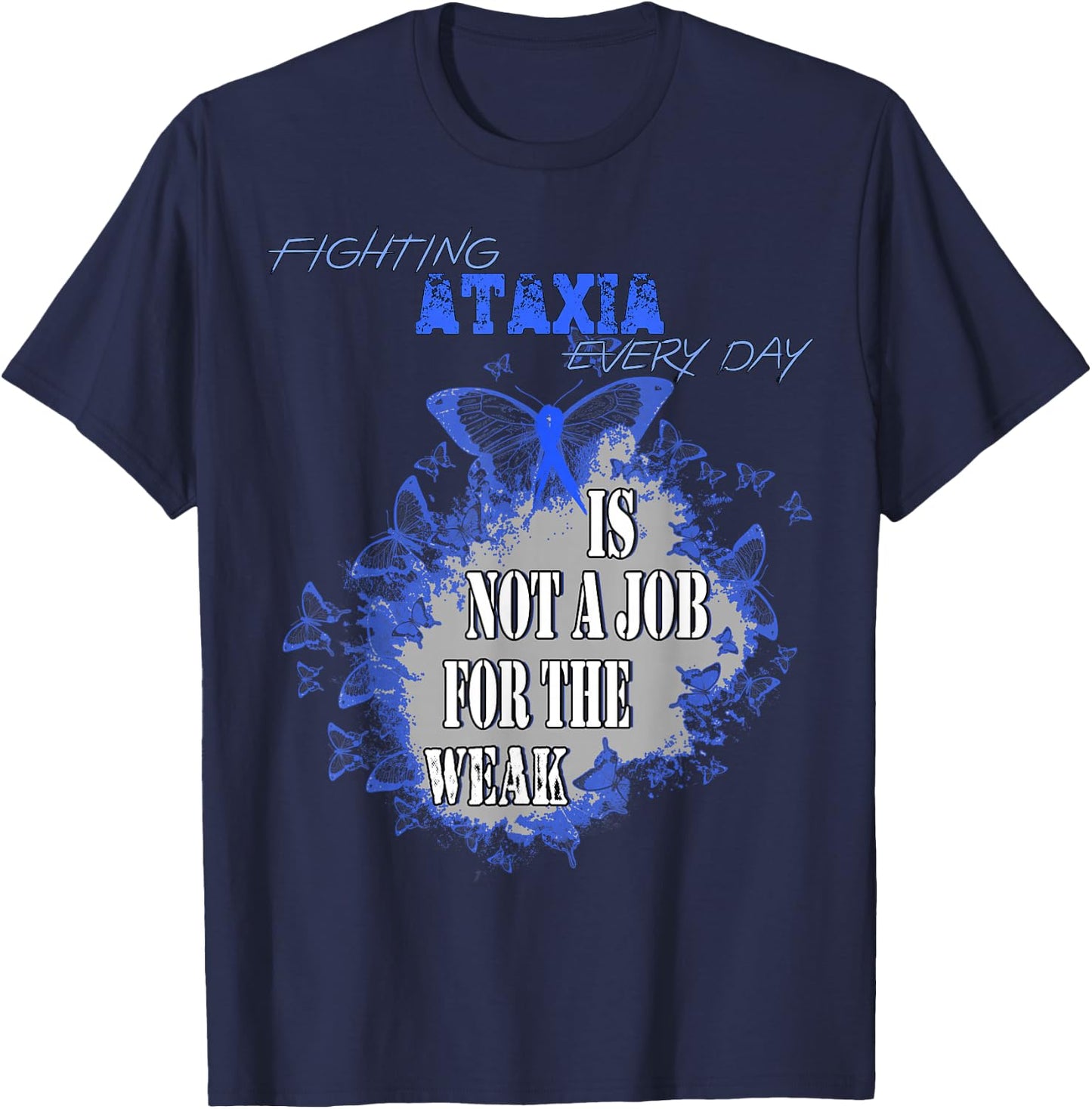 Ataxia Awareness T-Shirt - T-Shirt | Navy