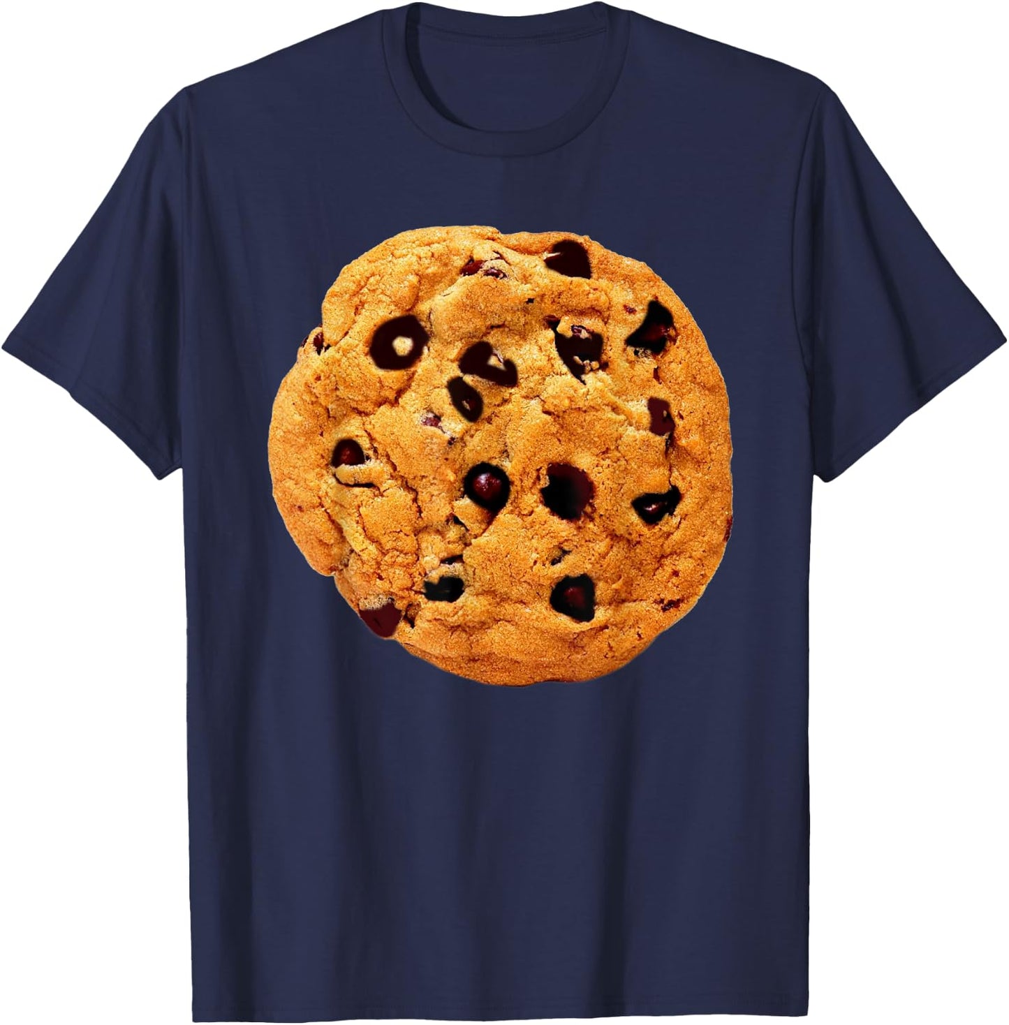 Chocolate Chip Cookie Costume Shirt Last Minute Lazy Party T-Shirt - T-Shirt | Navy