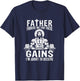 Father Forgive Me For These Gains - Jesus Gym Motivational T-Shirt - T-Shirt | Navy