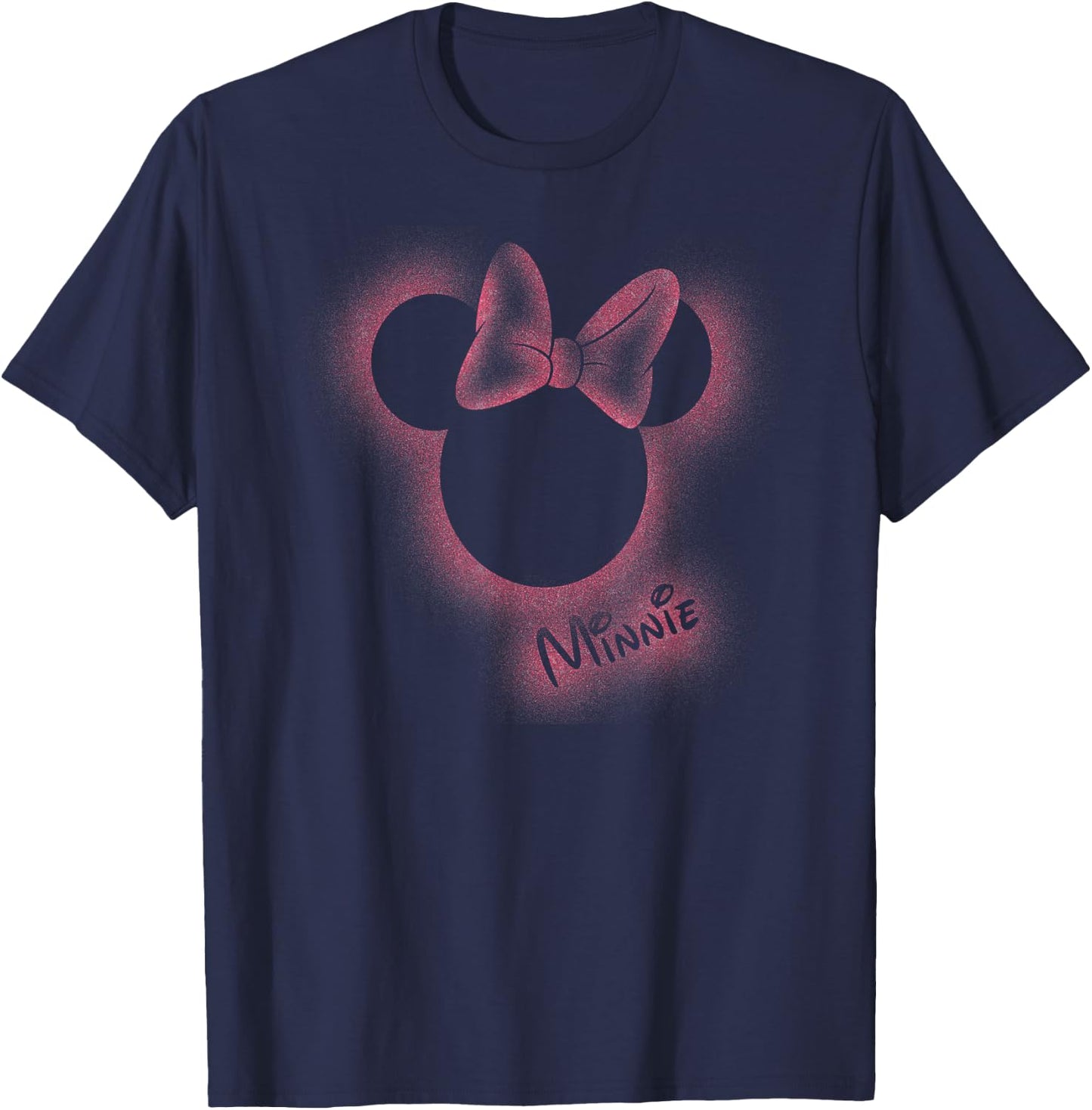 Disney - Minnie Mouse Stencil T-Shirt - T-Shirt | Navy