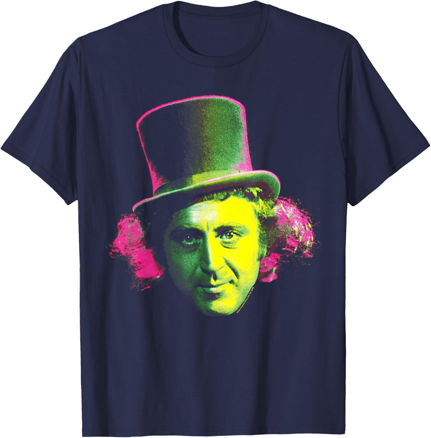 Willy Wonka Face T-Shirt - T-Shirt | Navy
