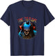 It Time To Float Creepy Pennywise Big Face Chest Portrait T-Shirt - T-Shirt | Navy