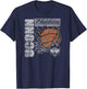 Connecticut Huskies Women's Basketball Vintage 90's Navy T-Shirt - T-Shirt | Navy
