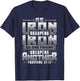 Christian Dad Iron Sharpens Iron Scripture verse bible quote T-Shirt - T-Shirt | Navy