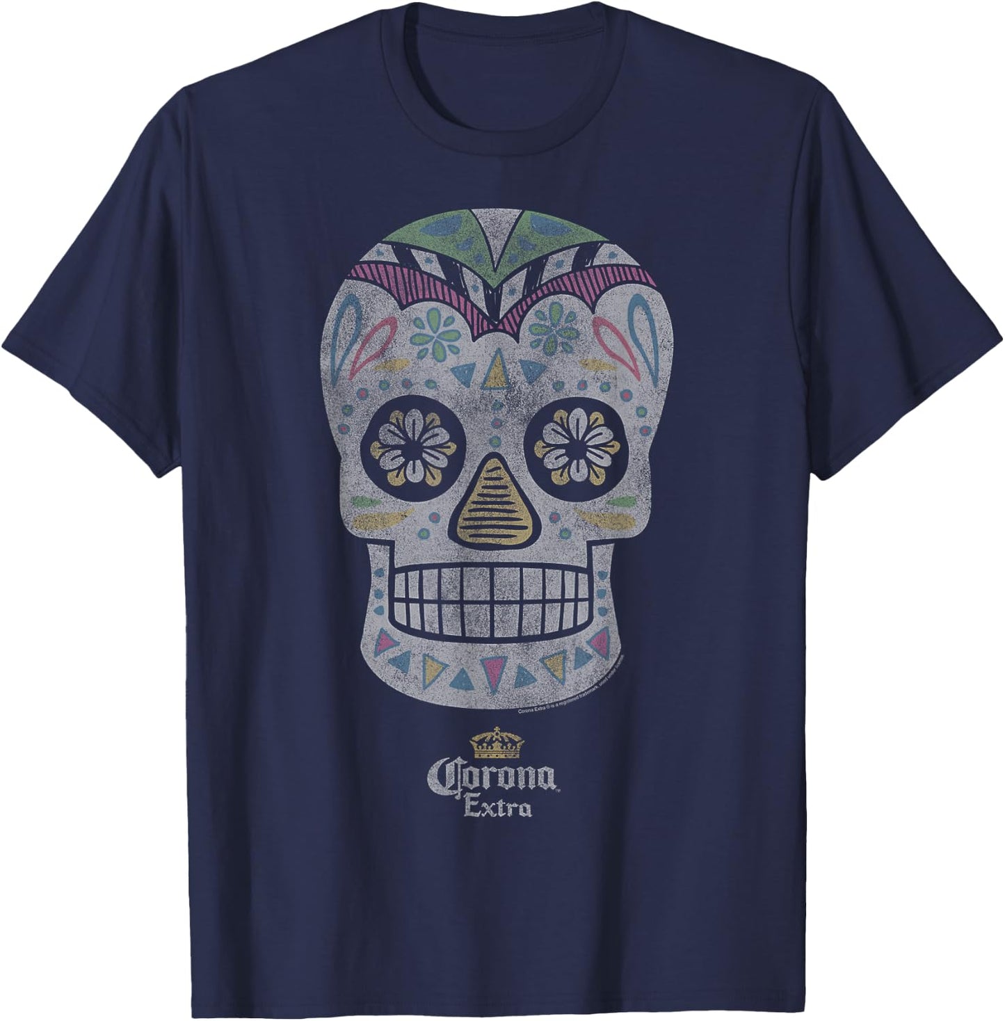 Corona Logo Soft Hand Feel T-Shirt - T-Shirt | Navy