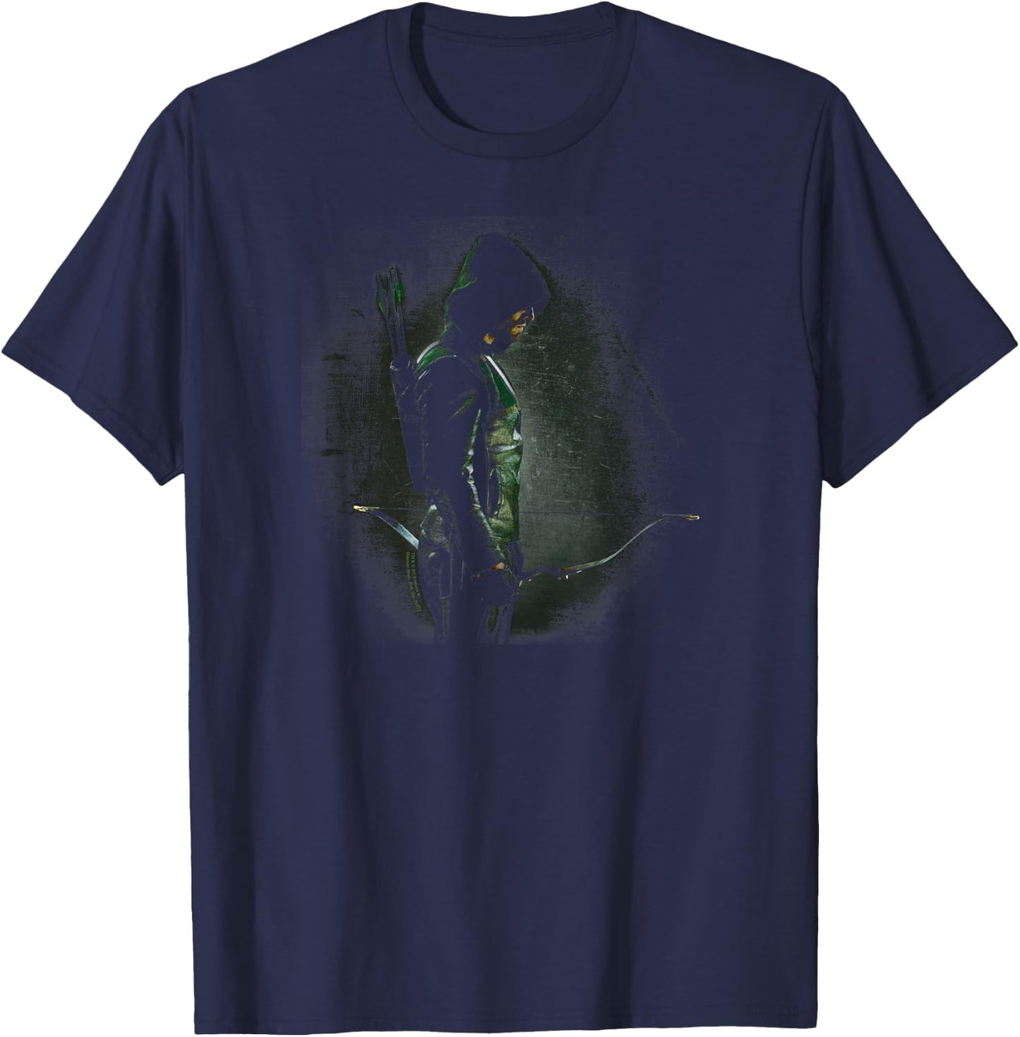 Arrow TV Series in The Shadows T-Shirt - T-Shirt | Navy