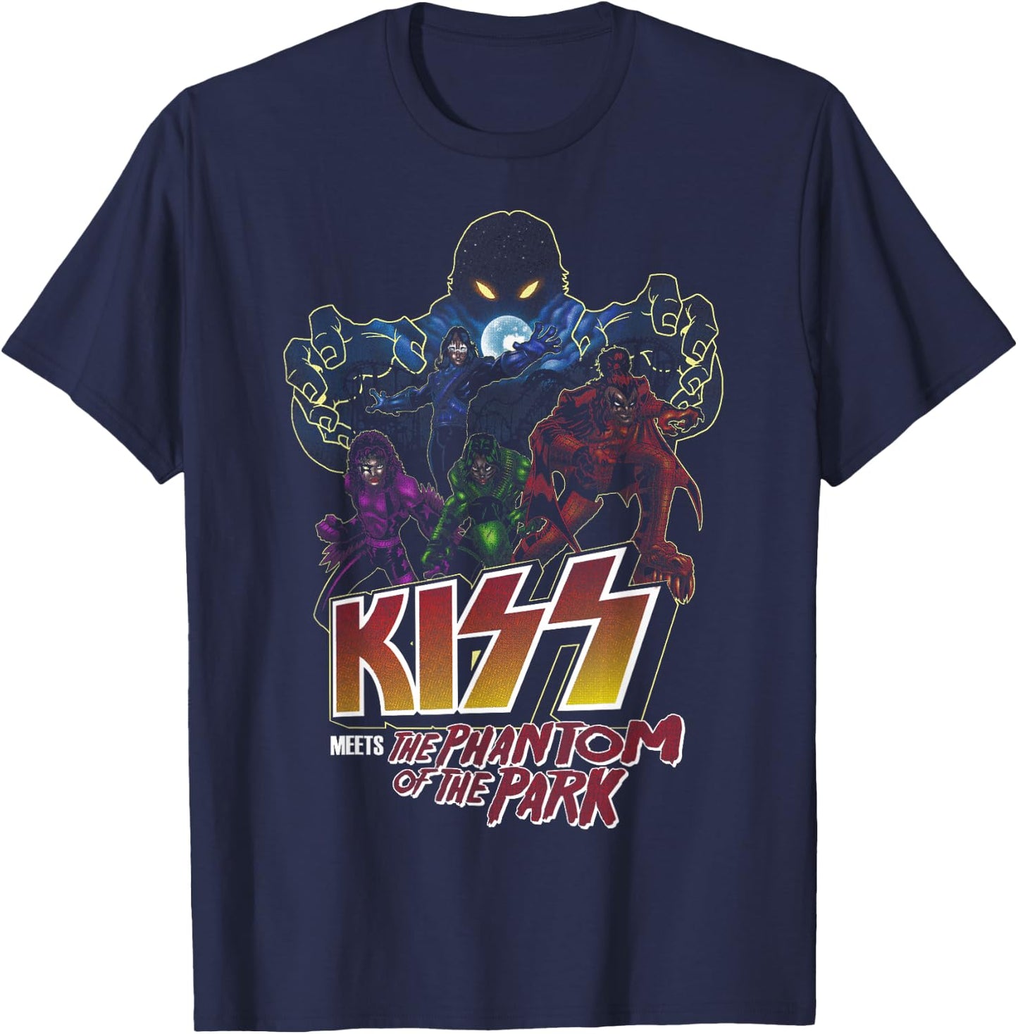 KISS - The Phantom of the Park T-Shirt - T-Shirt | Navy