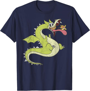 Cuphead Distressed Grim Matchstick T-Shirt - T-Shirt | Navy