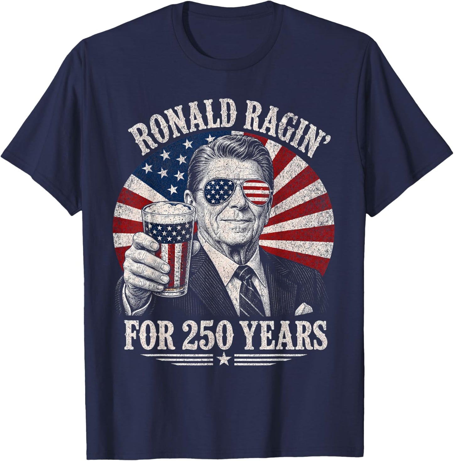 Ronald Ragin - 250th Anniversary USA T-Shirt - T-Shirt | Navy