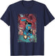INVINCIBLE -Adults , Black, Small, Short Sleeve, Modern Classic Fit, Distressed Graphic, Lightweight, Classic Fit, Comic Fans, General Audience T-Shirt - T-Shirt | Navy