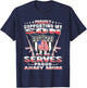 Support My Son My Soldier Proud Army Mom Shirt Mother Gifts T-Shirt - T-Shirt | Navy