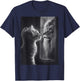 Cat Lion Mirror Reflection Art Gifts Animal Face Ni T-Shirt - T-Shirt | Navy
