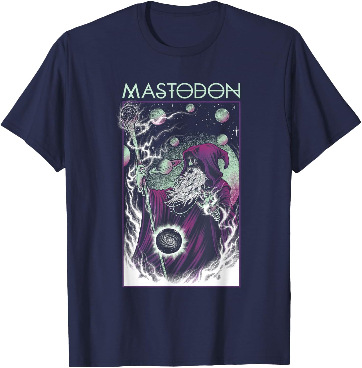 Mastodon The Infinite Arc Tour Youngstown T-Shirt - T-Shirt | Navy