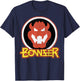 Super Mario Bowser Retro Portrait Graphic T-Shirt - T-Shirt | Navy