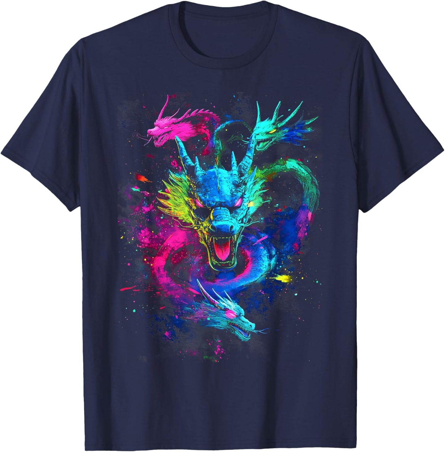 Dragon Lovers Dragon Types Women Men Girls Boys Dragons T-Shirt - T-Shirt | Navy