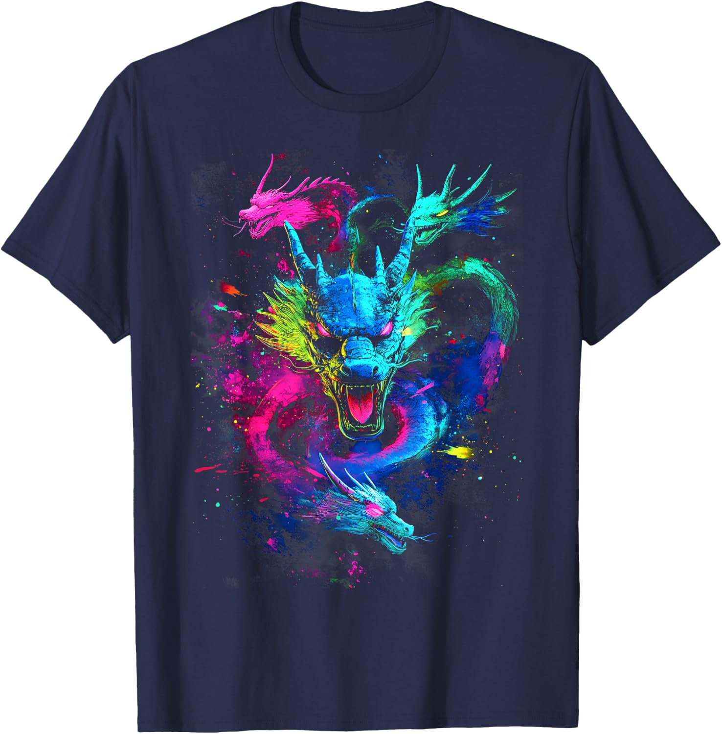 Dragon Lovers Dragon Types Women Men Girls Boys Dragons T-Shirt - T-Shirt | Navy