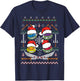 Teenage Mutant Ninja Turtles Christmas Sweater T-Shirt - T-Shirt | Navy