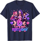 Kids It's My 6th K Pop Birthday Girl 6 Year Old K-Pop Bday T-Shirt - T-Shirt | Navy