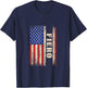 Fiero Last Name Shirt Fiero Name American Flag T-Shirt - T-Shirt | Navy
