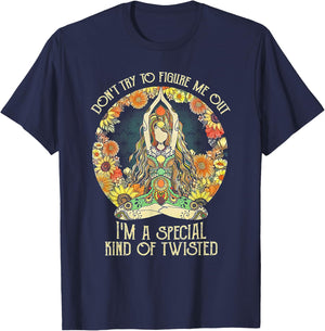 Don't Try To Figure Me Out I'm A Special Kind Of Twisted T-Shirt - T-Shirt | Navy