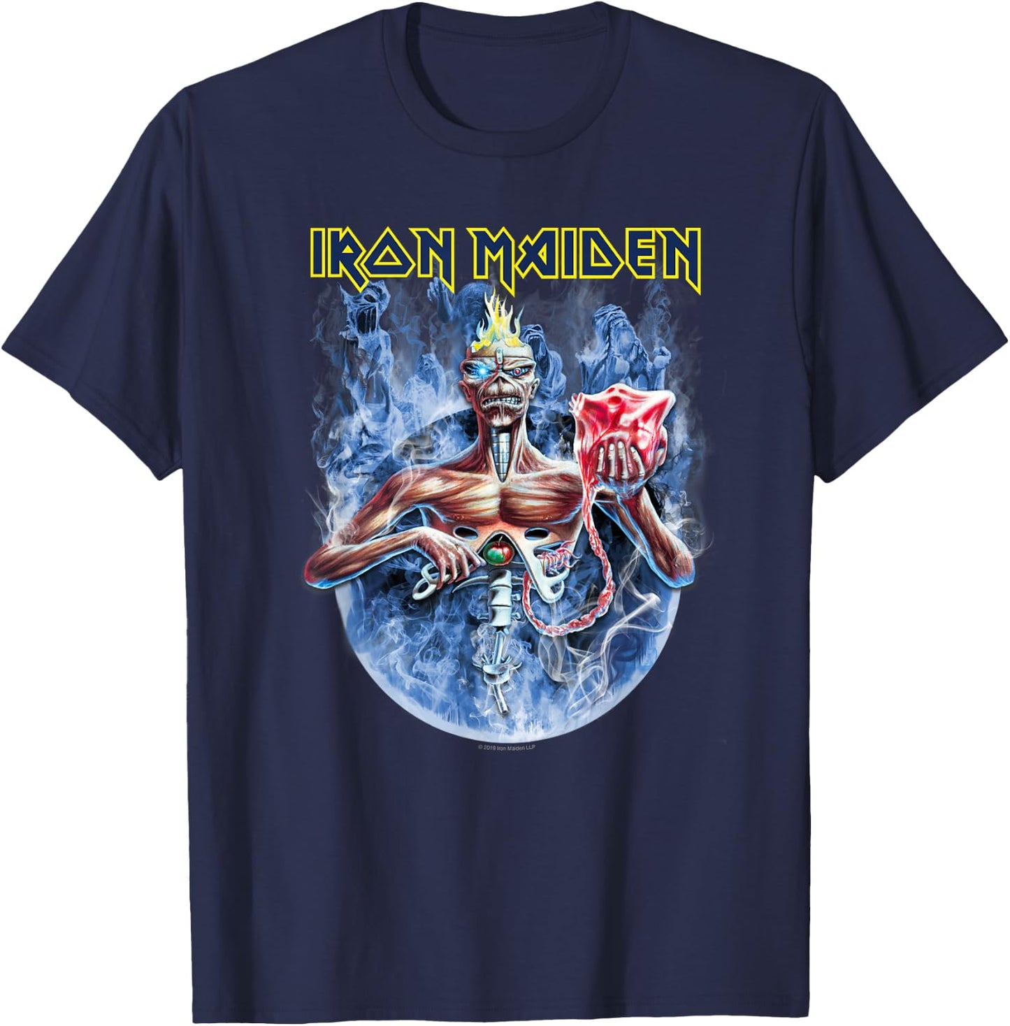 Iron Maiden - 7th Son Duo T-Shirt - T-Shirt | Navy