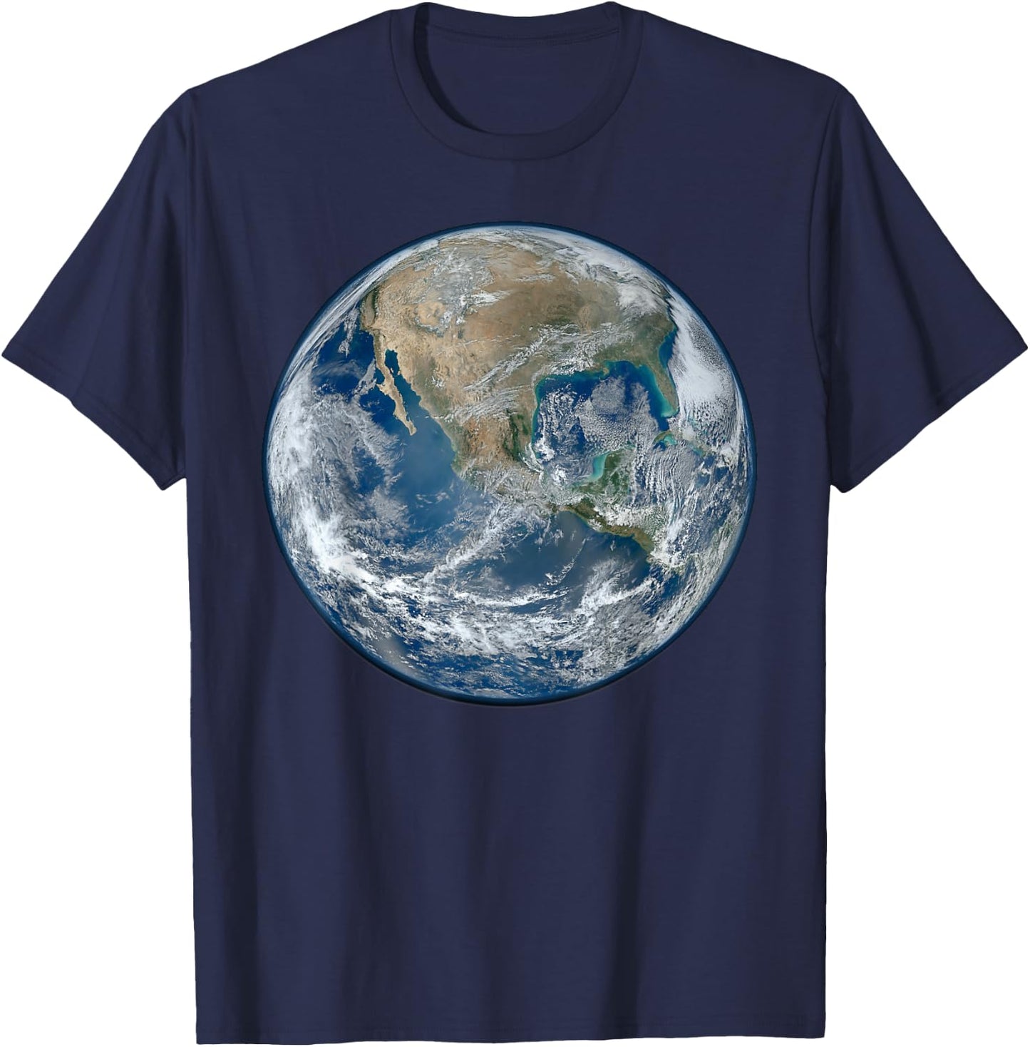 Earth Planet Earth in Space The Blue Planet T-Shirt - T-Shirt | Navy