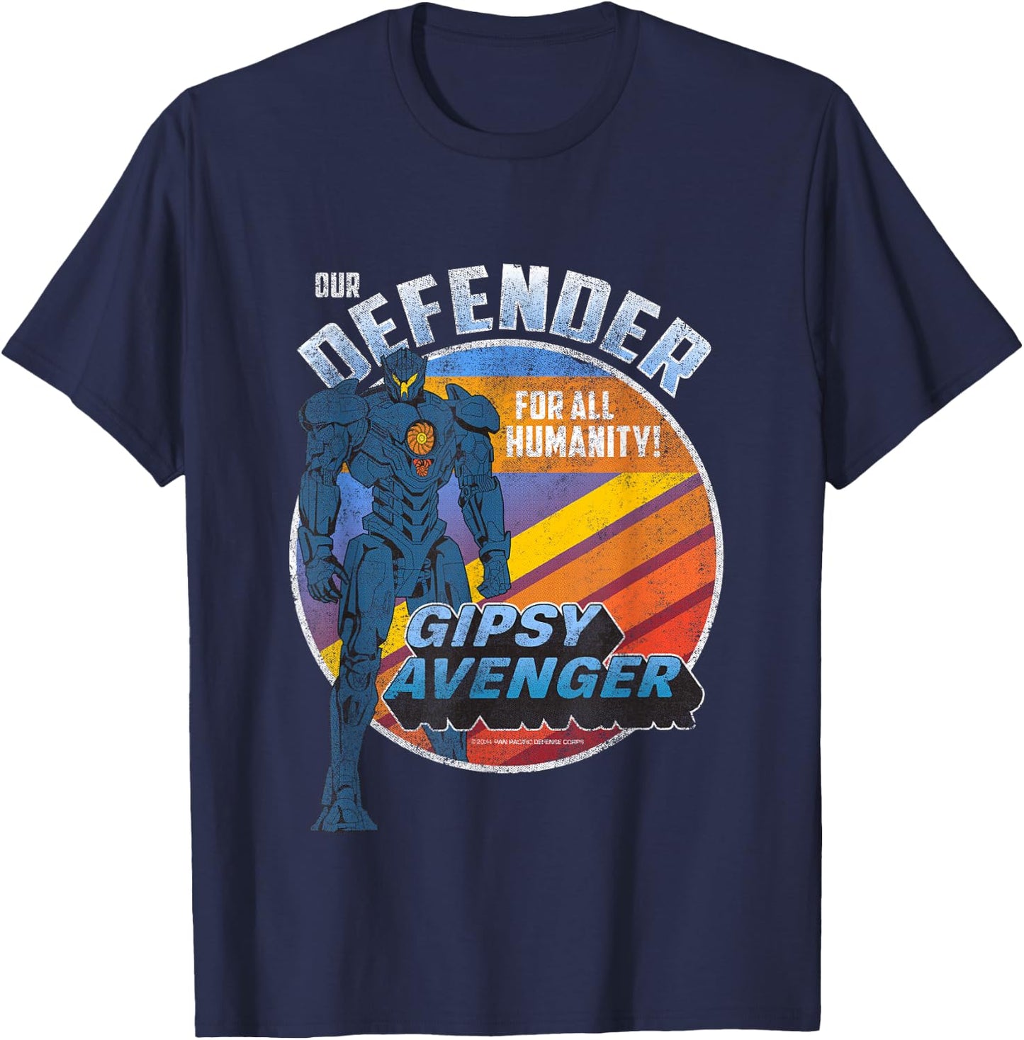 Gipsy Avenger Retro T-Shirt - T-Shirt | Navy
