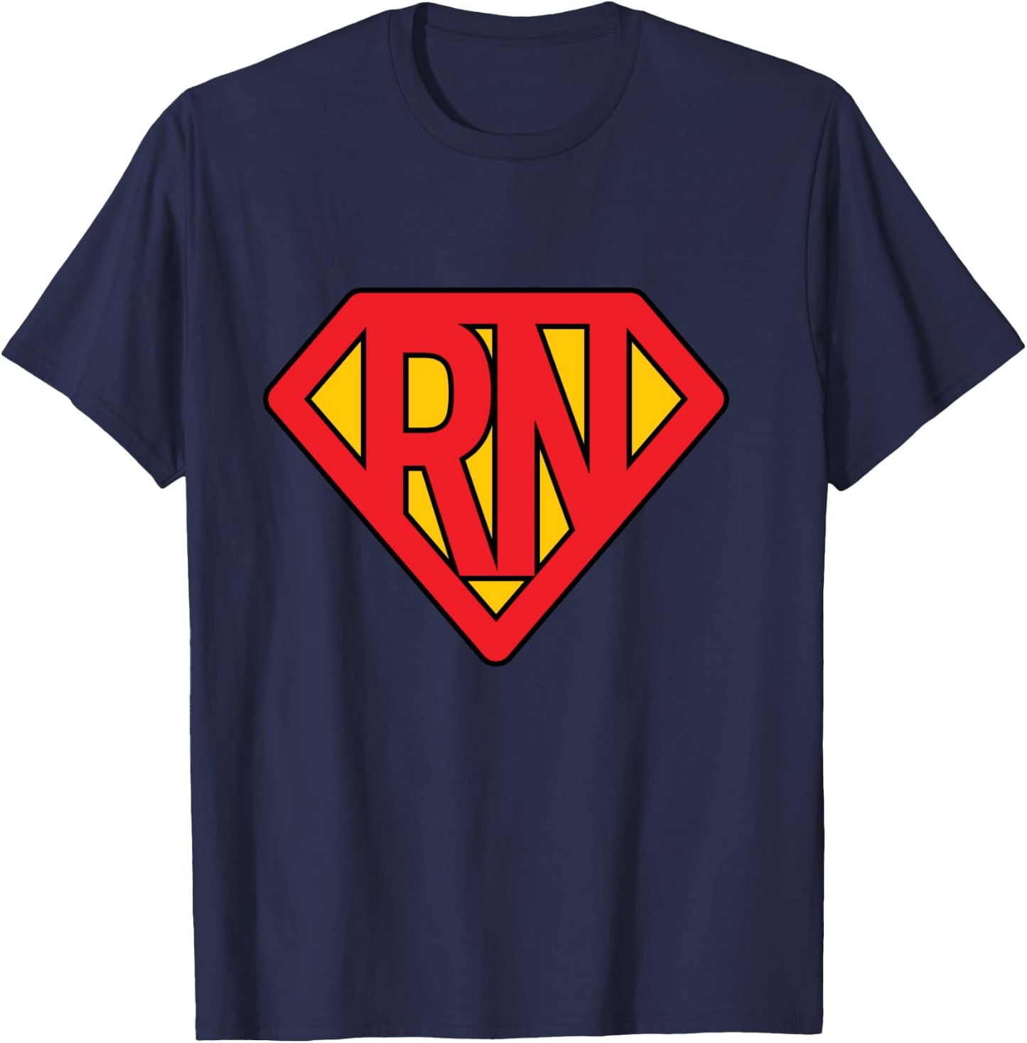 Super Nurse RN superhero Registered Nurse Hero T-Shirt - T-Shirt | Navy