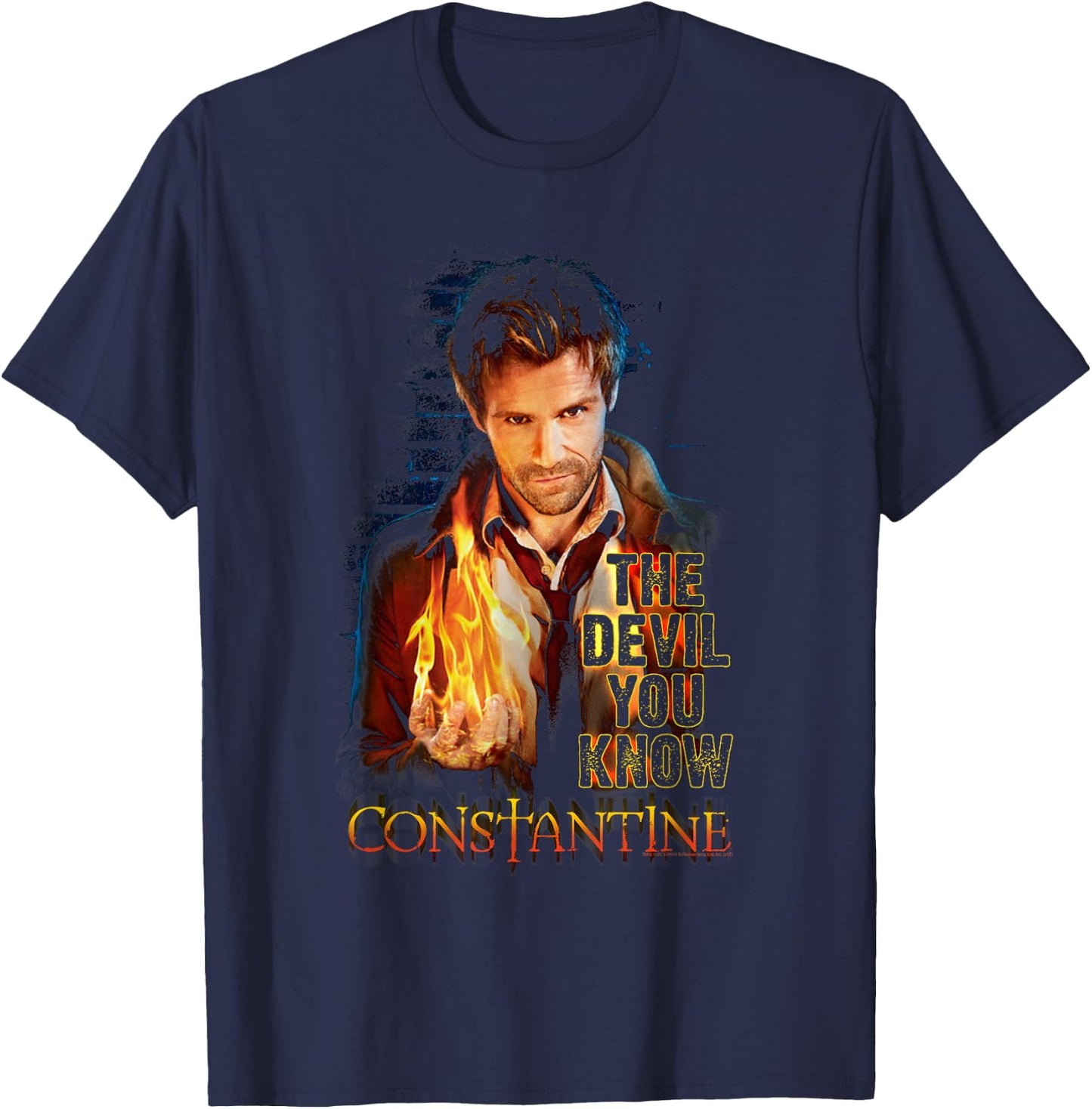 Constantine Devil You Know T-Shirt - T-Shirt | Navy