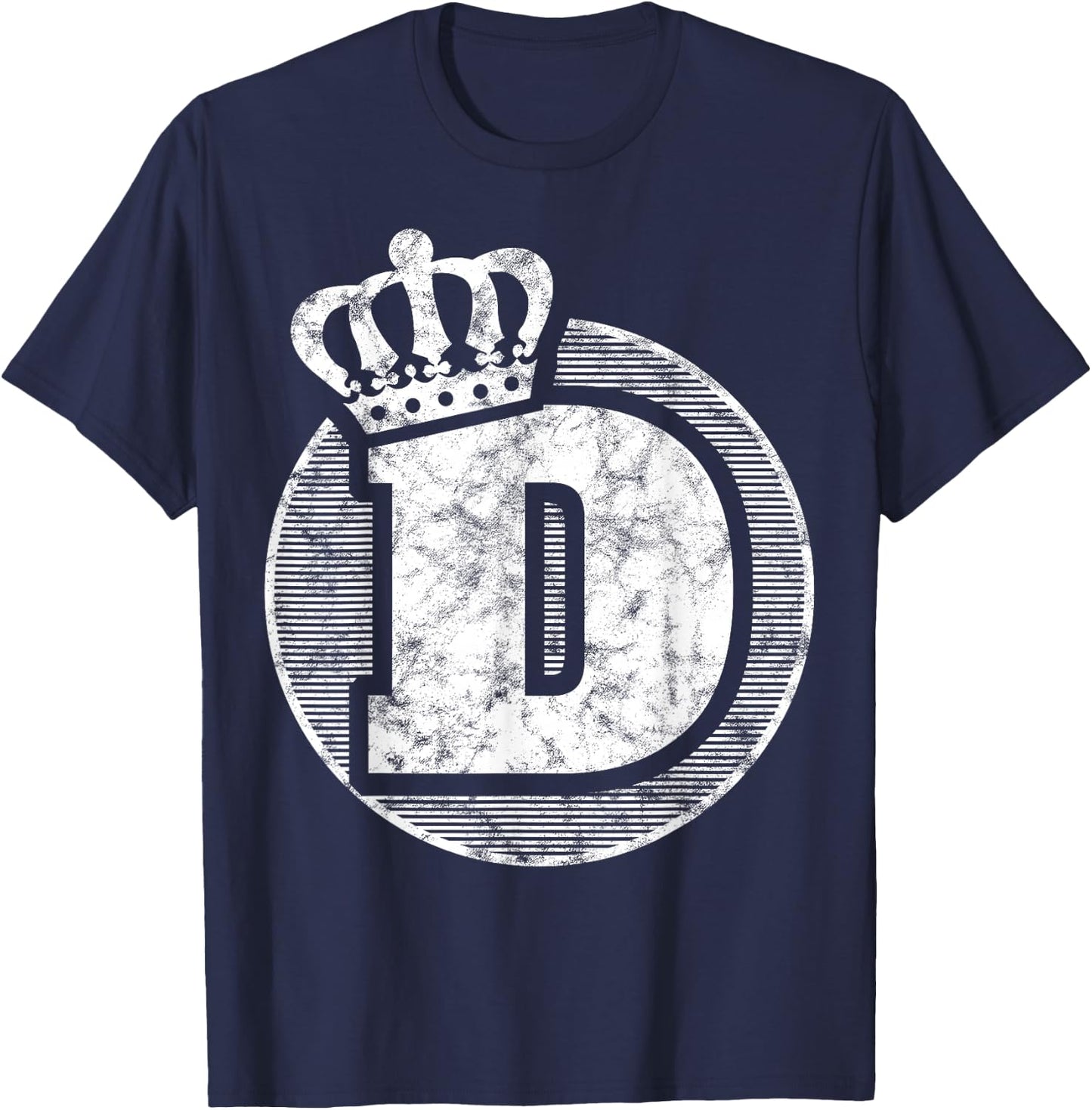 Cool ABC Name Shirt Letter D Character D Case Alphabetical D T-Shirt - T-Shirt | Navy