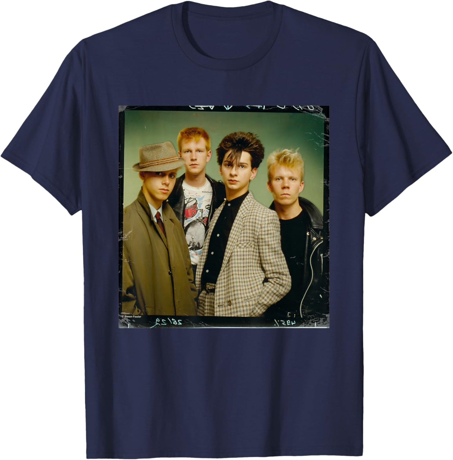 Depeche Mode London Photo Shoot by Simon Fowler T-Shirt - T-Shirt | Navy
