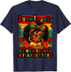 Retro Juneteenth Remembering My Ancestors Gift T-Shirt - T-Shirt | Navy